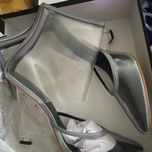 Silver Women's  dress Shoes
